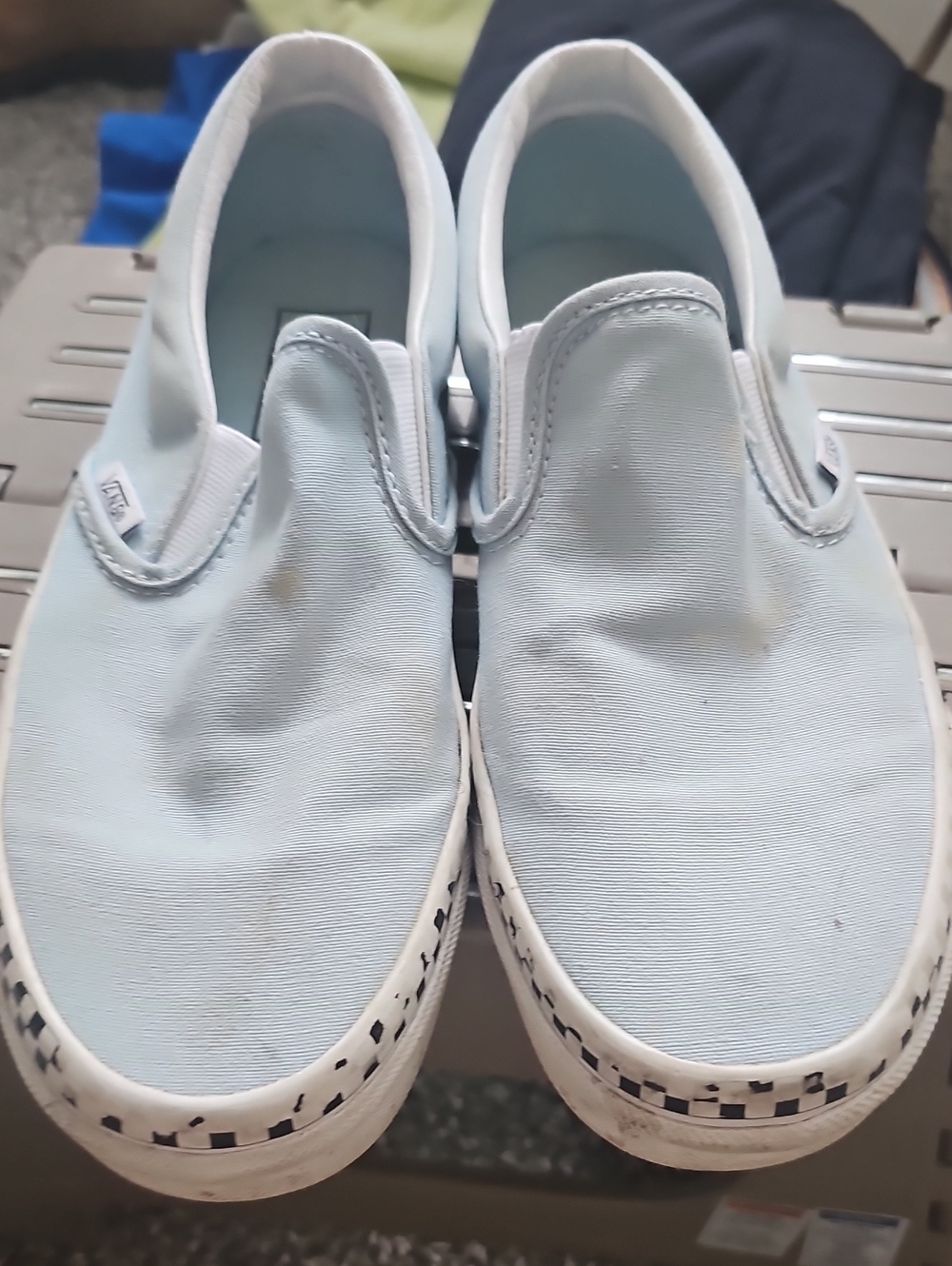 Vans Classic Slip-On Checkered Sneakers White US 8.0